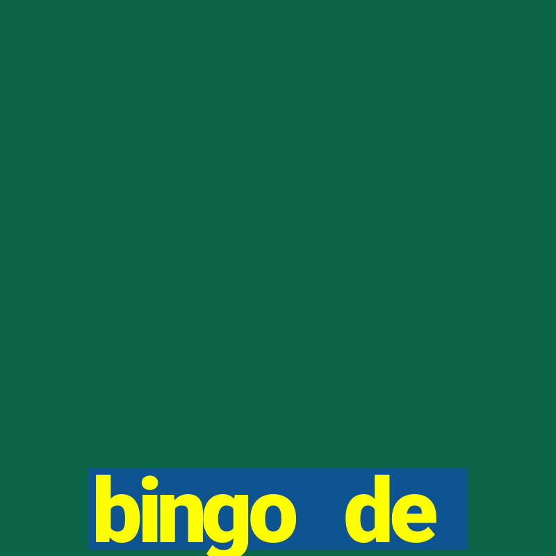 Bingo De Matematica Ano