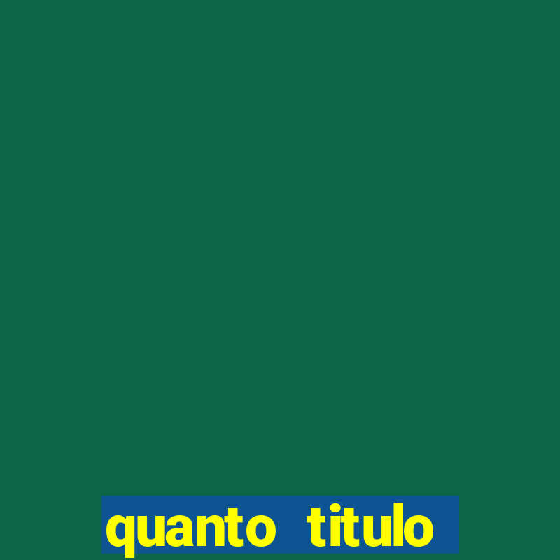 Quanto Titulo Brasileiro O Corinthians Tem